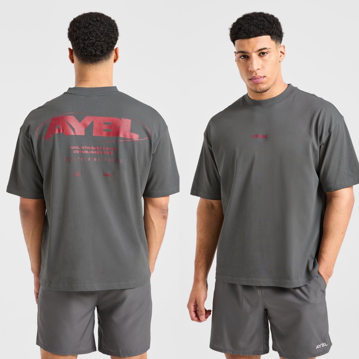 Streetwear Brand Red - Red Logo Strength Fitness Brand T-shirt