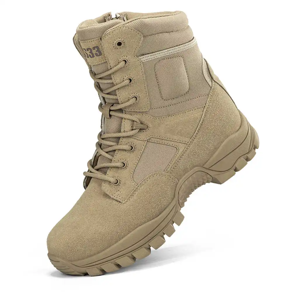 Streetwear Brand Name - Nonslip Genuine Leather Hiking Boots Designer