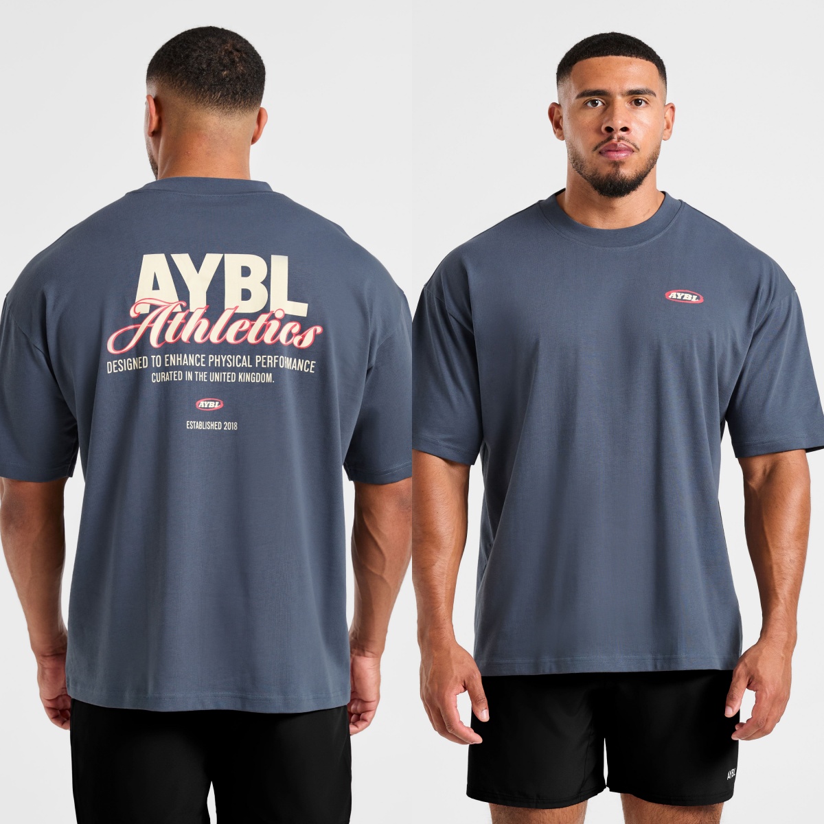 Streetwear Brand Graphics - Classic Athletics Script Oversized Fashion GYM