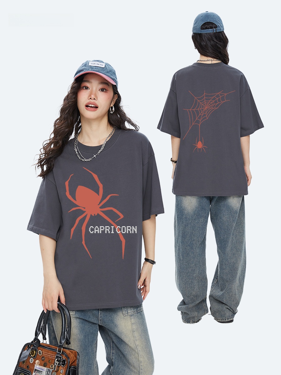 Streetwear Brand Red - Capricorn Red Spider American Street Style
