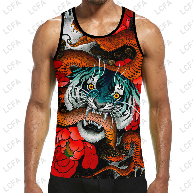 Streetwear Brand Red - LCFA Brand 3D Printed Red Snake