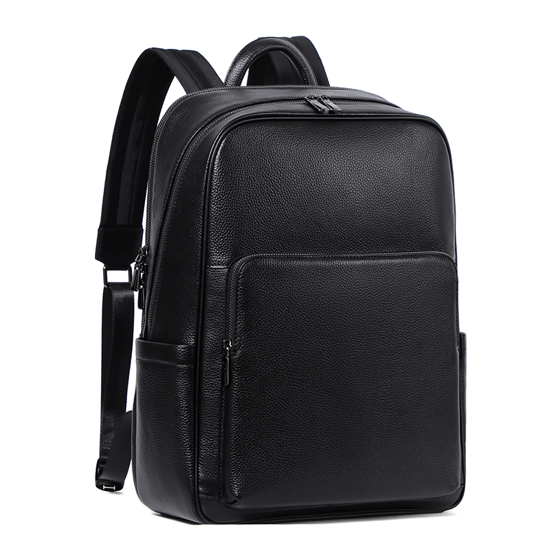 100% Cow Genuine Leather Men B - Streetwear Brand Backpack ulasan dan harga