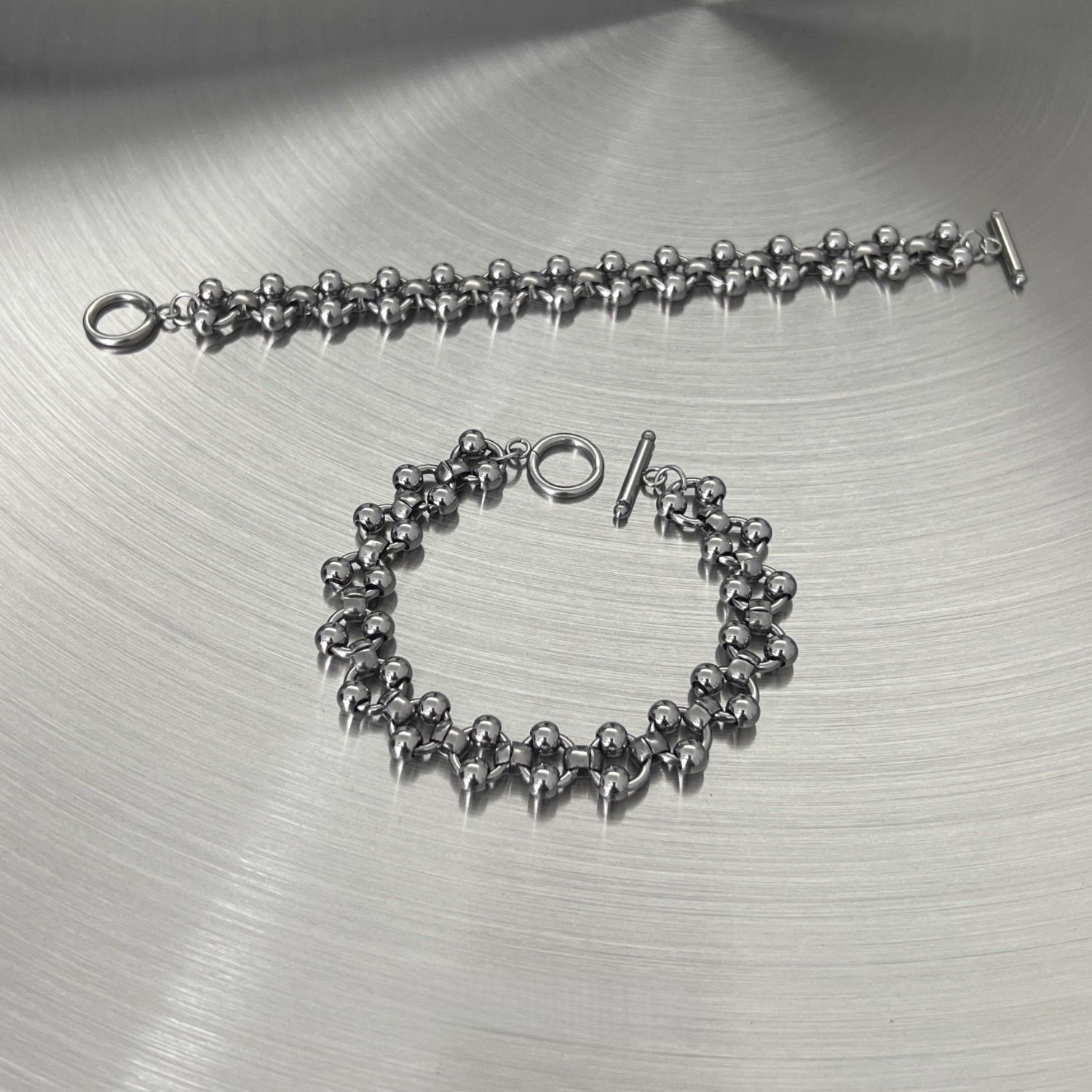 Heavy Punk Hollow Steel Bead B - Streetwear Brand Niche ulasan dan harga