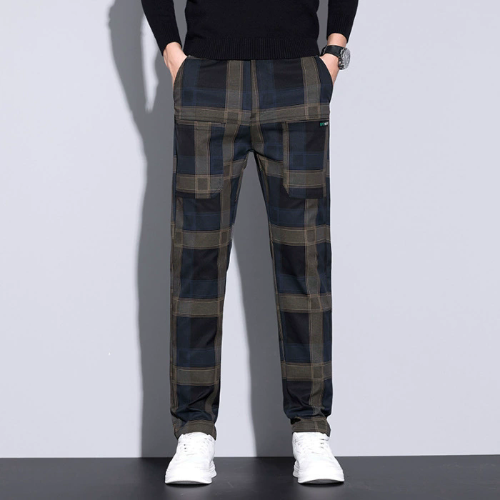Men's Plaid Pants – Slim Fit C - Urban Streetwear Brand ulasan dan harga
