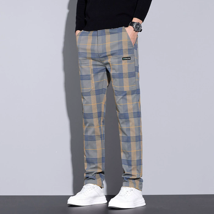 Men's Plaid Pants – Slim Fit C - Urban Streetwear Brand ulasan dan harga