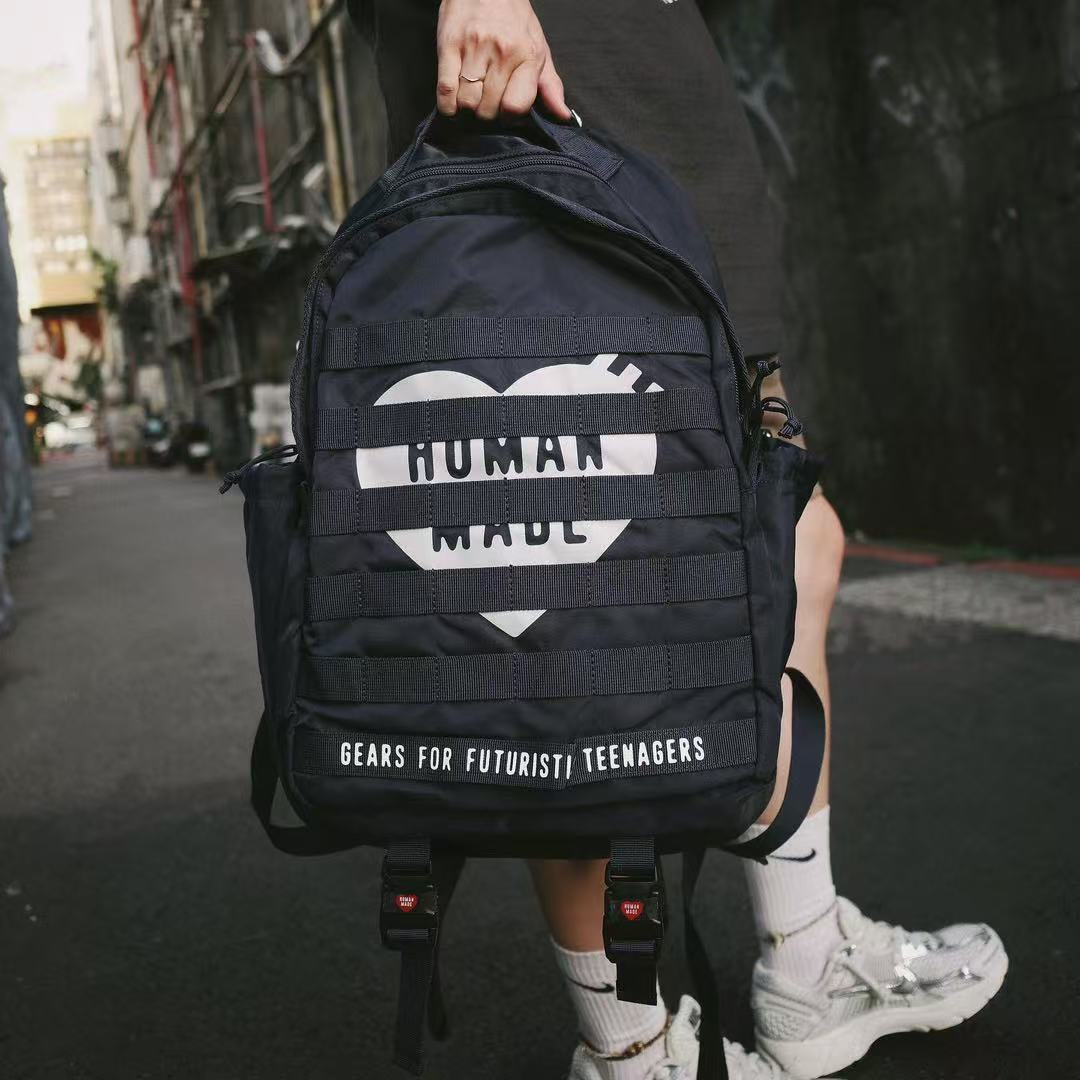 HUMAN MADE Military Backpack T - Streetwear Brand Backpack ulasan dan harga