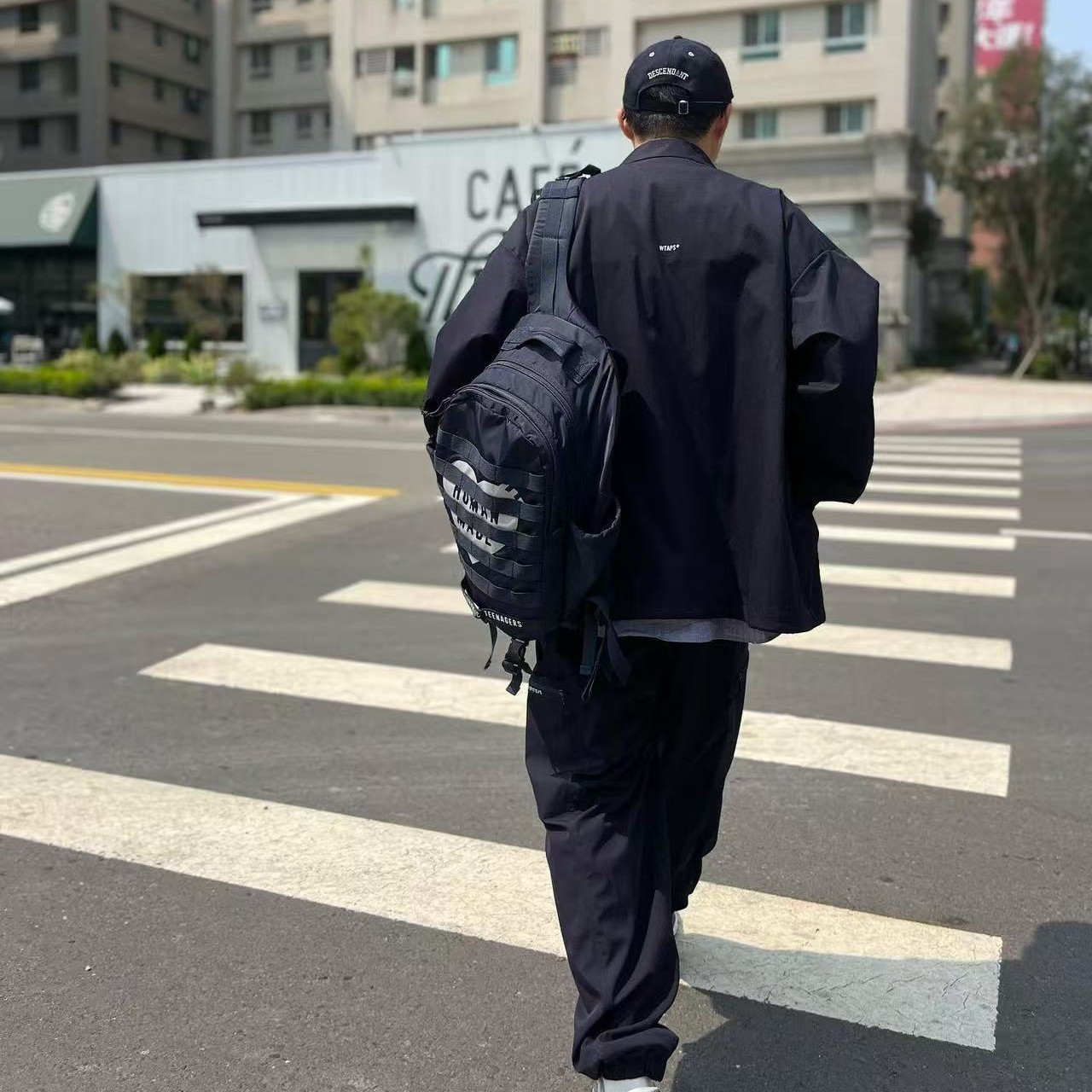 HUMAN MADE Military Backpack T - Streetwear Brand Backpack ulasan dan harga