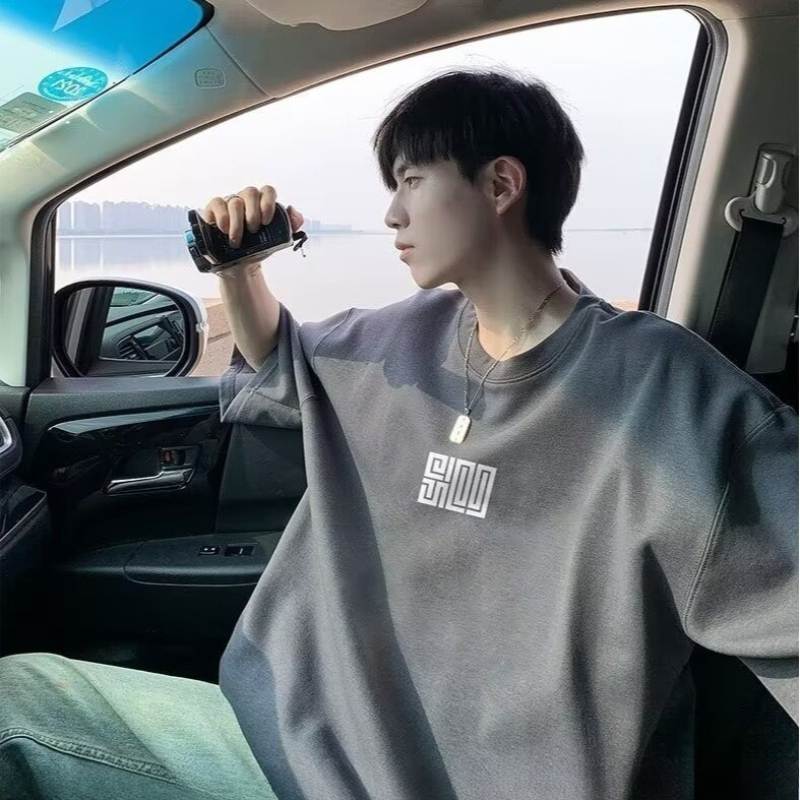 M-8XL Men Oversized Loose Fitt - Streetwear Brand Accessories ulasan dan harga