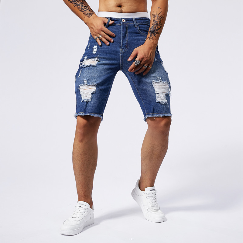 2025 Summer New Men's Ripped D - Streetwear Brand New ulasan dan harga