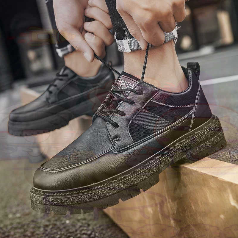 Dark Natural Leather Fashion T - Streetwear Brand Name ulasan dan harga
