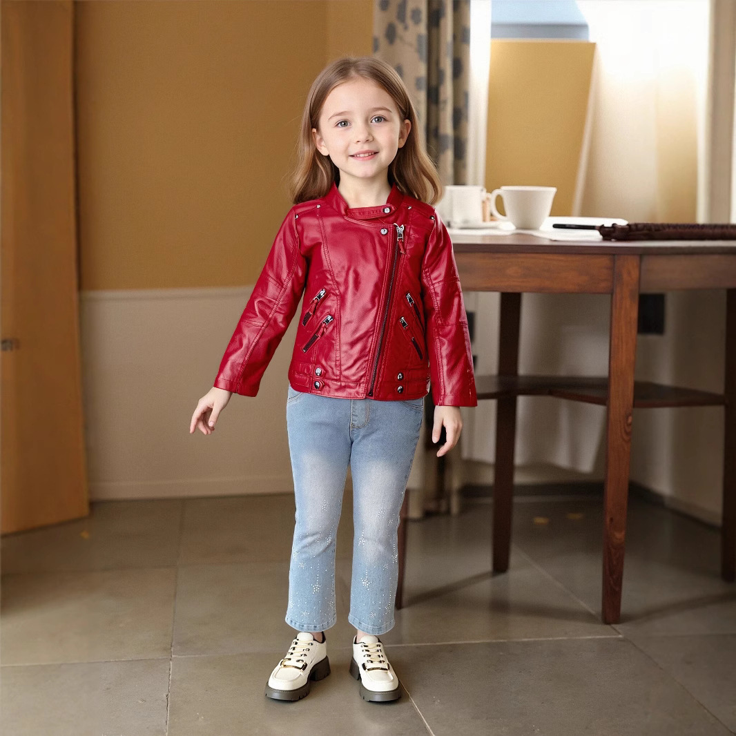 2-12Y Girls Christmas Pink Red - Streetwear Brand Red ulasan dan harga