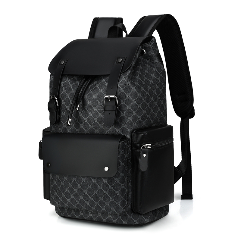 Floral Print Backpack Men Luxu - Streetwear Brand Backpack ulasan dan harga