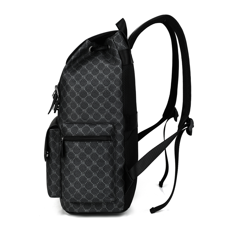 Floral Print Backpack Men Luxu - Streetwear Brand Backpack ulasan dan harga