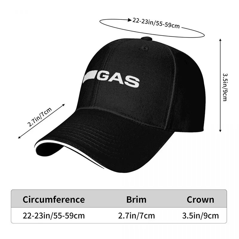New GAS Brand Logo Black Baseb - Urban Streetwear Brand ulasan dan harga