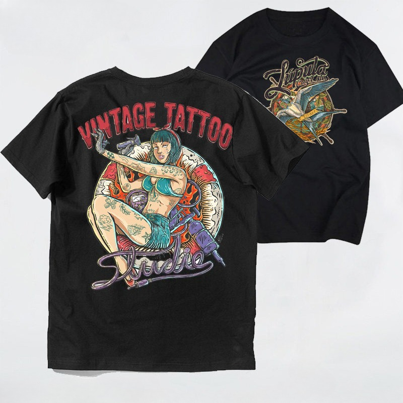 New T-shirt European and Ameri - Streetwear Brand Niche ulasan dan harga