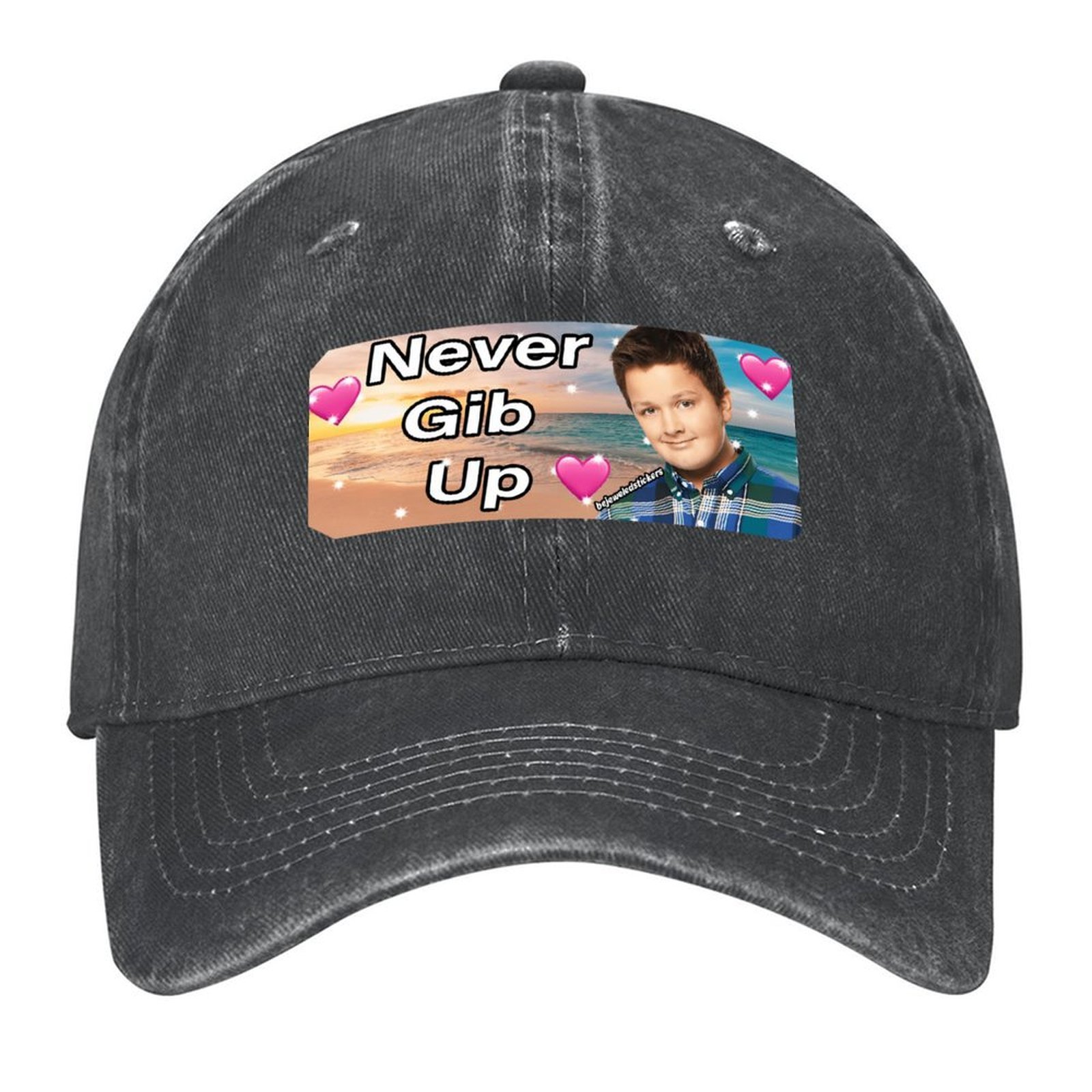 Never gib up bumper Sticker Ba - Cap Streetwear Brand ulasan dan harga