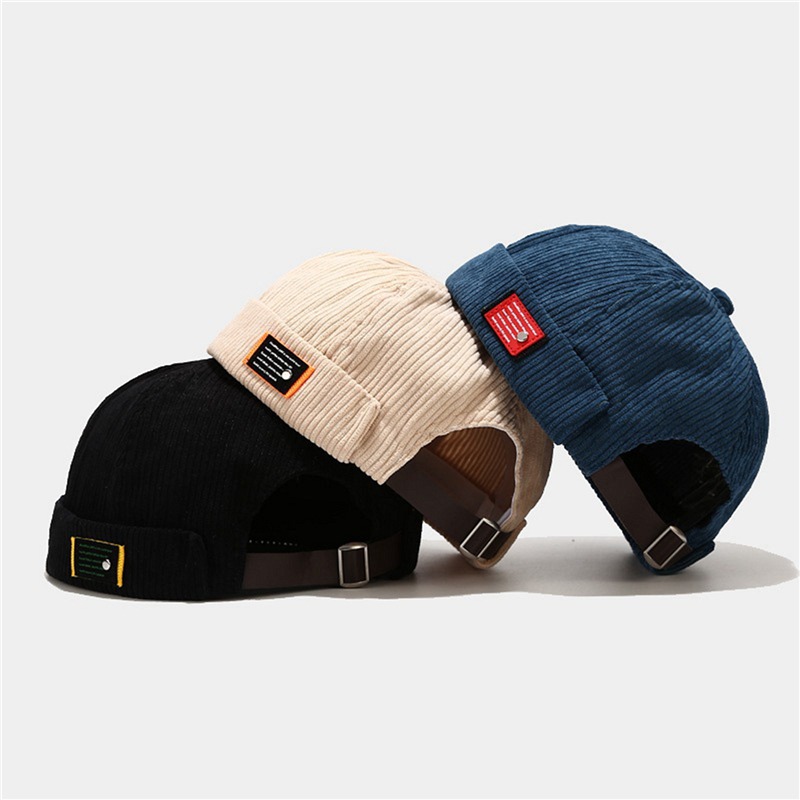 Brand Vintage Beanie Hats Men  - Cap Streetwear Brand ulasan dan harga