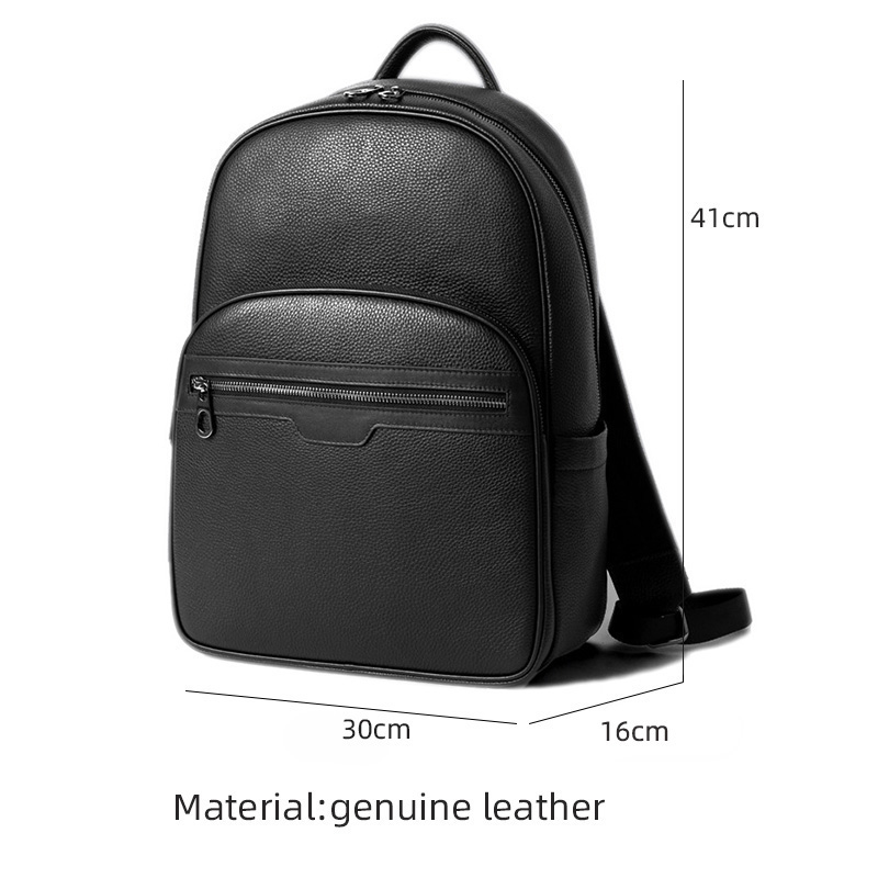 New Brand Genuine Leather Men  - Streetwear Brand Backpack ulasan dan harga