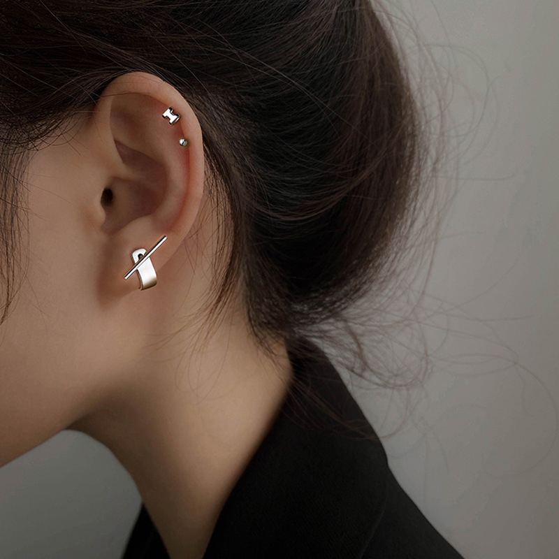 925 Sterling Silver Geometry S - Streetwear Brand Accessories ulasan dan harga